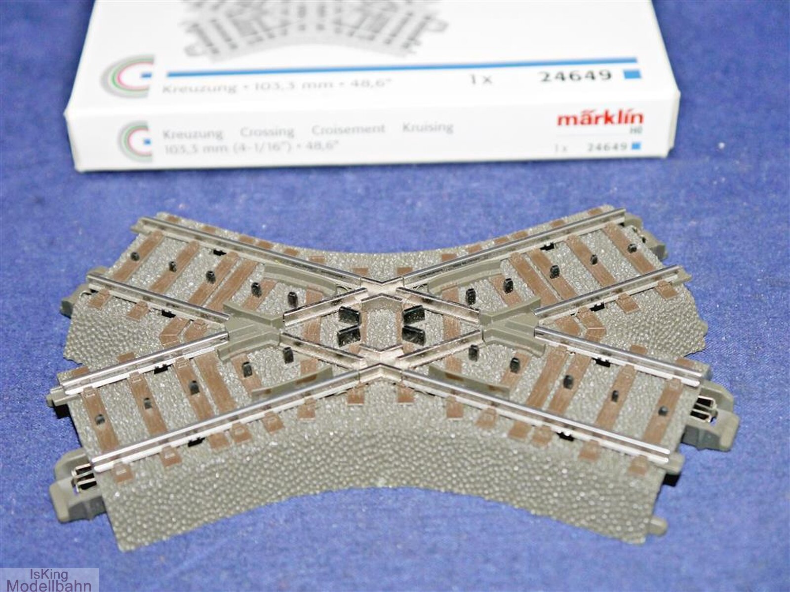 Märklin 24649 H0 C Gleis Kreuzung 103 3 mm 48 6