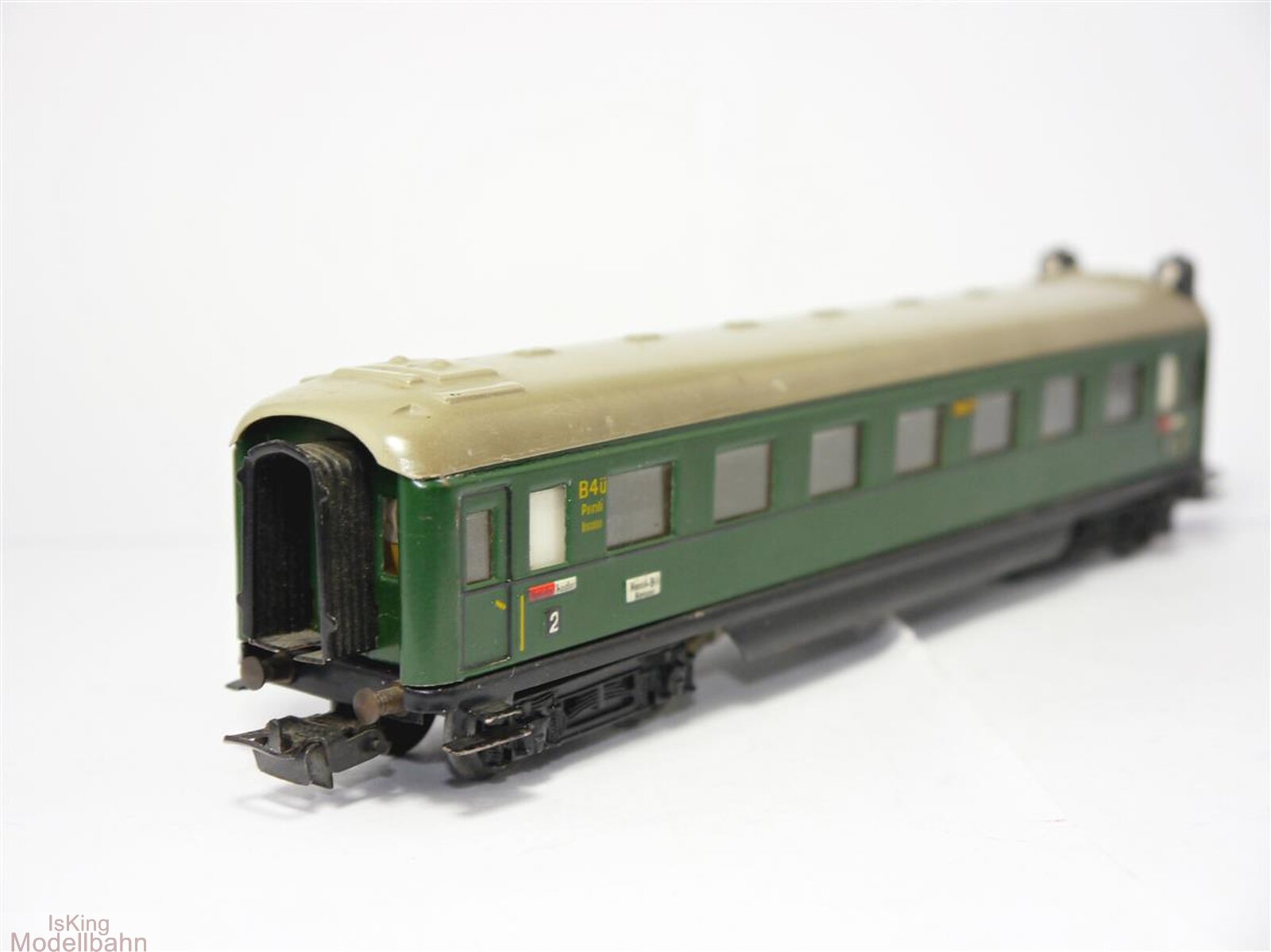 Märklin 346 1 H0 D Zug Schürzenwagen B4ü mit Schlusslicht