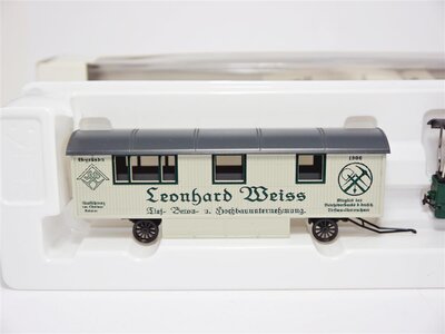 Märklin 1883 H0 Lokomobil mit Bauwagen Leonhard Weiss