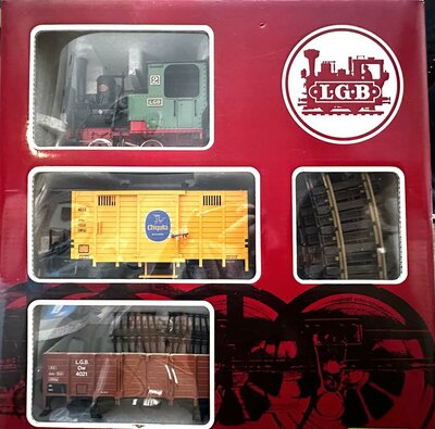 LGB 20401 Startpackung mit Stainz Dampflok, Wagen und Zubehr