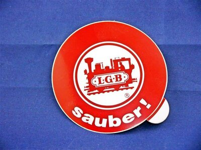 LGB Aufkleber Sauber 85 mm