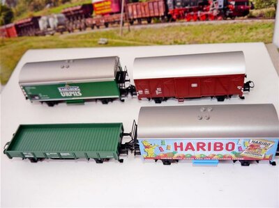 Märklin H0 Güterwagen-Set der DB (4 Stück)