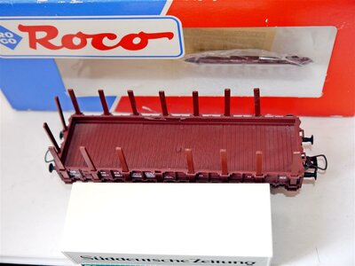 Roco 48095 H0 Rungenwagen mit Container der DB