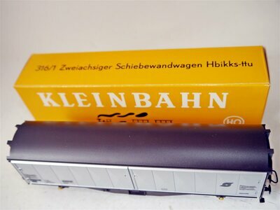 Kleinbahn 316/1 H0 Schiebewandwagen Hbikks-ttz der ÖBB