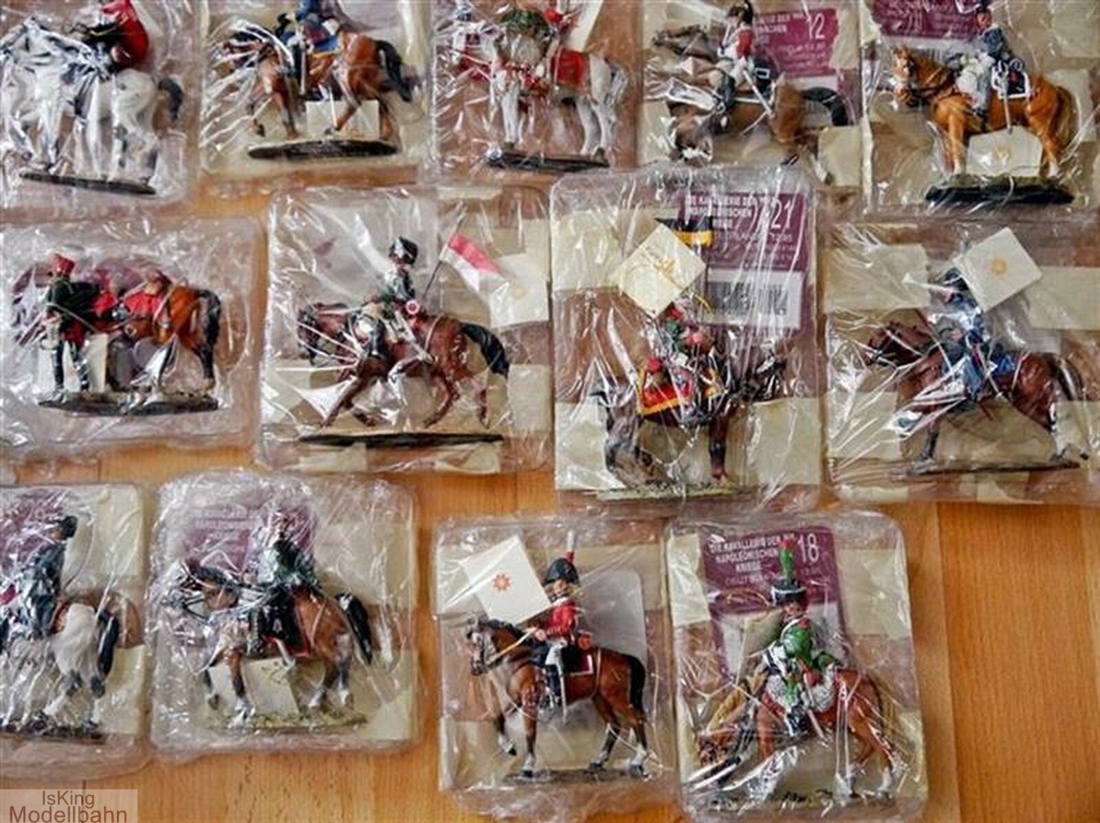 8 Del Prado NEU Die Kavallerie der Napoleonischen Kriege Figuren auf Pferd Nr 