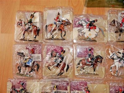Del Prado Die Kavallerie der Napoleonischen Kriege (30 Stück + Ordner & Hefte)