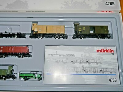 Märklin 4789 H0 Wagen-Set Güterwagen-Verband wie NEU