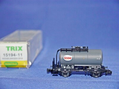 Trix 15194-11 N Esso Kesselwagen Ep.III der DB