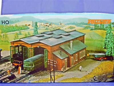 Vollmer 5752 H0 Lokschuppen 2-ständig