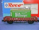 Roco 46031 H0 Rungenwagen - beladen mit Bitburger...