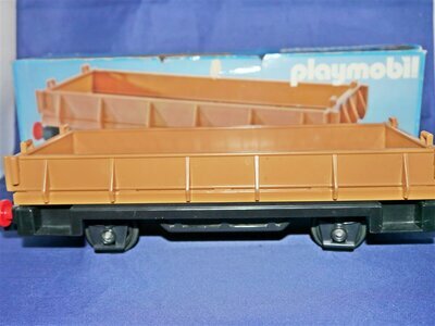 Playmobil 4104 Niederbordwagen Eisenbahn Waggon
