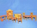 Puppenmöbel für Puppenhaus aus Holz