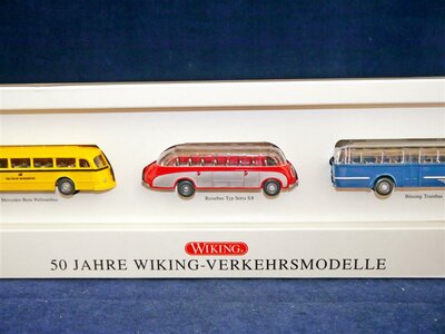 Wiking 50 Jahre Verkehrsmodelle 3 Busse 1:87