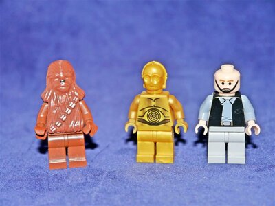 Lego Star Wars Figuren 3PO, Chewbacca + Soldat