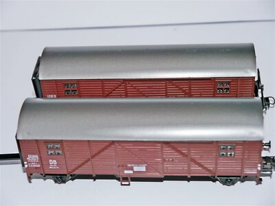 Roco 4328 H0 Güterwagen Leig-Einheit Gllmghs der DB