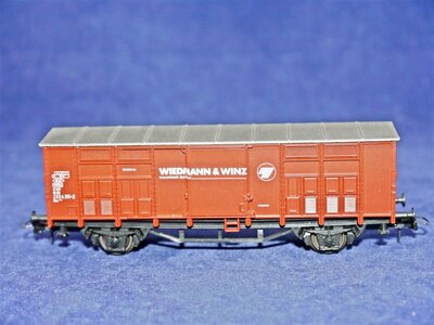 Roco H0 Spitzdachwagen Ghs Wiedmann & Winz Ep.IV der DB