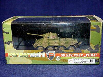 Panzerstahl 88014 Sd.Kfz. 234/2 Puma 1:72