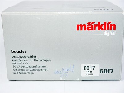 Mrklin 6017 H0 Booster Leistungsverstrker ohne Kabel