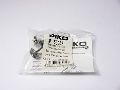 Piko 56062 H0 Speichenradsatz 11,3 mm fr Wechselstrom