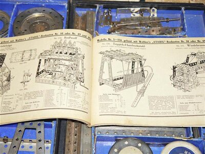 Stabil Metallbaukasten Nr. 52 mit Vorlageheft 49 - 52