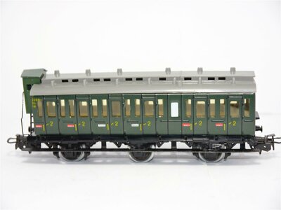 Mrklin 330/2 H0 Abteilwagen mit Bremserhaus der DRG