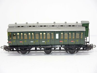 Mrklin 330/2 H0 Abteilwagen mit Bremserhaus der DRG