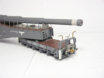 Hockeborn H0 Eisenbahngeschtz K5 Leopold der DRG