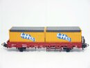 Mrklin 4694 H0 Flachwagen Kbs 443 mit Container der DB