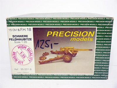 Precisions Models 35.001.B Schwere Feldhaubitze Resin 1:35
