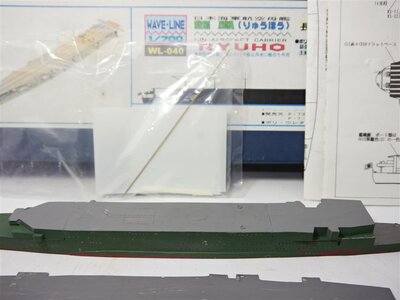 Wave Line WL-040 Japanischer Flugzeugtrger RYUHO 1:700