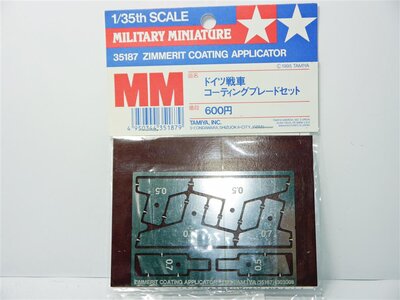 Tamiya 35187 Fototzteile Zimmerit Coating Applikator 1:35