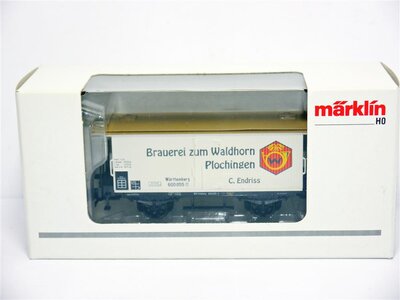 Mrklin 48282 H0 Bierwagen Brauerei zum Waldhorn der KWStE