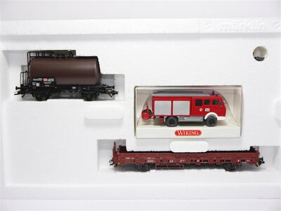 Mrklin 47907 H0 Feuerwehr Wagenset der DB