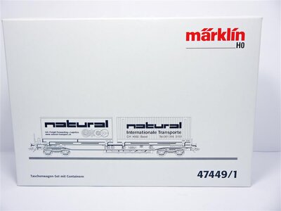 Mrklin 47449 H0 Taschenwagen natural der SBB