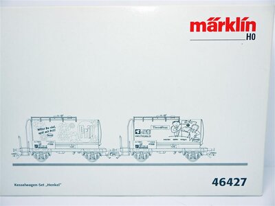 Mrklin 46427 H0 Kesselwagen-Set Henkel Ep.V der DB