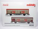 Mrklin 48345 H0 Coca-Cola Wagenset Schiebewandwagen Hbbills
