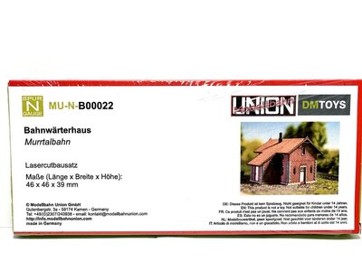 DM Toys MU-U-B00022 Bahnwrterhaus Murrtalbahn Lasercut