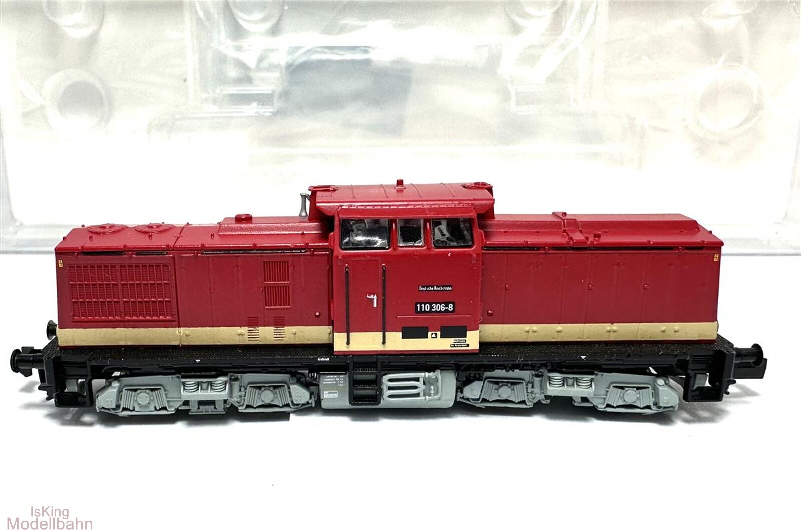 Fleischmann 7360015 N Locomotiva Diesel DR 106 382-5 In Scala N, Modello Dettagliato Con Cabina Migliorata