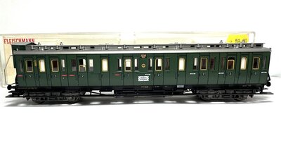 Fleischmann 5089 K H0 Abteilwagen BC4 2./3.Kl. der DRG