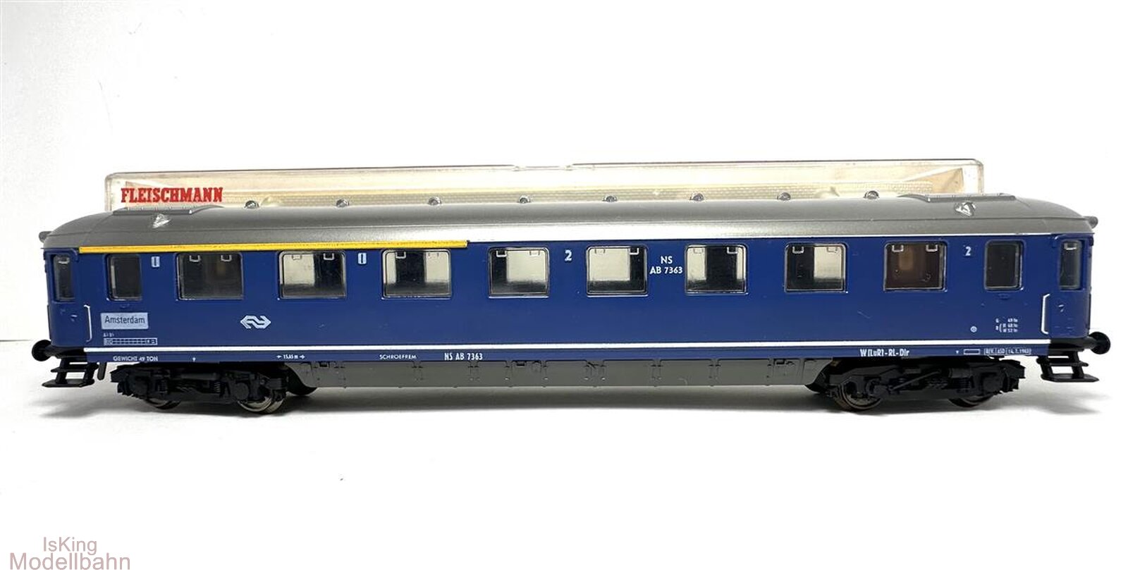 Fleischmann 5154 H0 Schnellzugwagen 2.Kl. Der NS