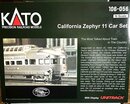 Kato 106-056 N Wagenset California Zephyr Passenger 11...