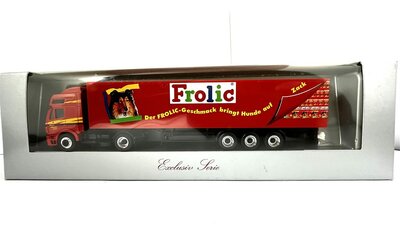 Herpa LKW MB Khlkoffer-Sattelzug Frolic 1:87