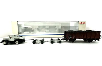 Mrklin 46822 H0 Gterwagen mit Strassenroller Kaelble DRG