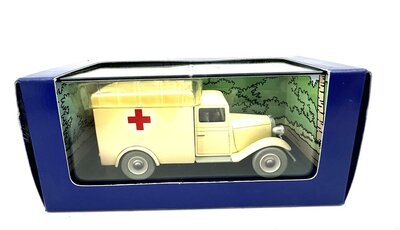 Atlas Tintin Modellauto Krankenwagen die Zigarren des Pharao 1:43