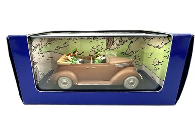 Atlas Tintin Modellauto Ford V8 Cabriolet 1937 1:43