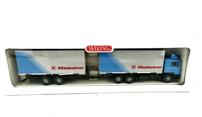 Wiking 599 01 MAN Wechselkoffer-Hngerzug Kssbohrer 1:87