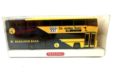 Wiking 731 03 40 MAN Berliner Doppeldecker-Bus 1:87