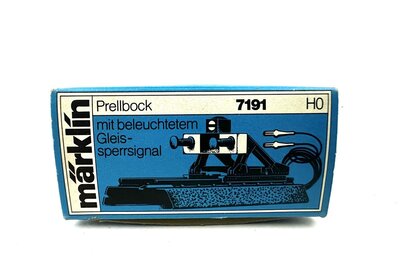 Mrklin 7191 H0 M-Gleis Prellbock beleuchtet