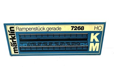 Mrklin 7268 Rampenstck gerade K + M-Gleis 180 mm