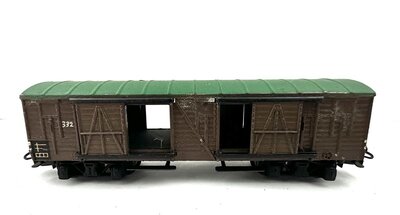 Mrklin 332 H0 Gedeckter Gterwagen aus Guss